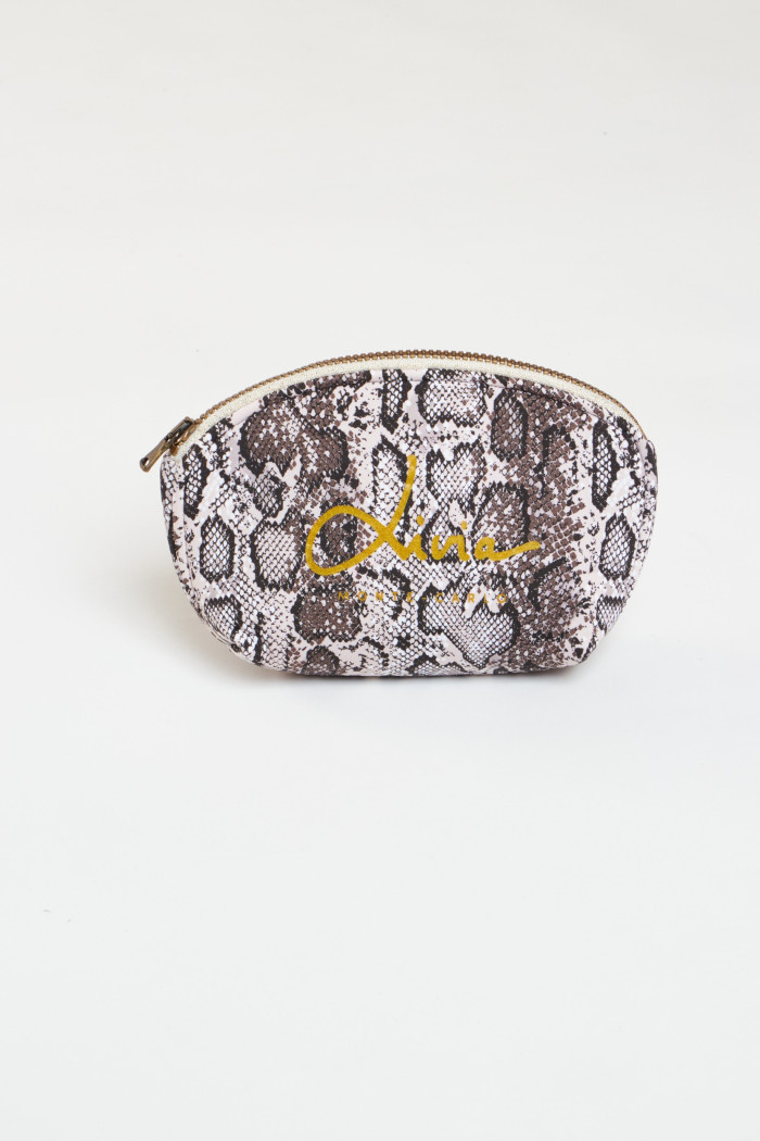 Pochette ANNA SALIS imprimé serpent