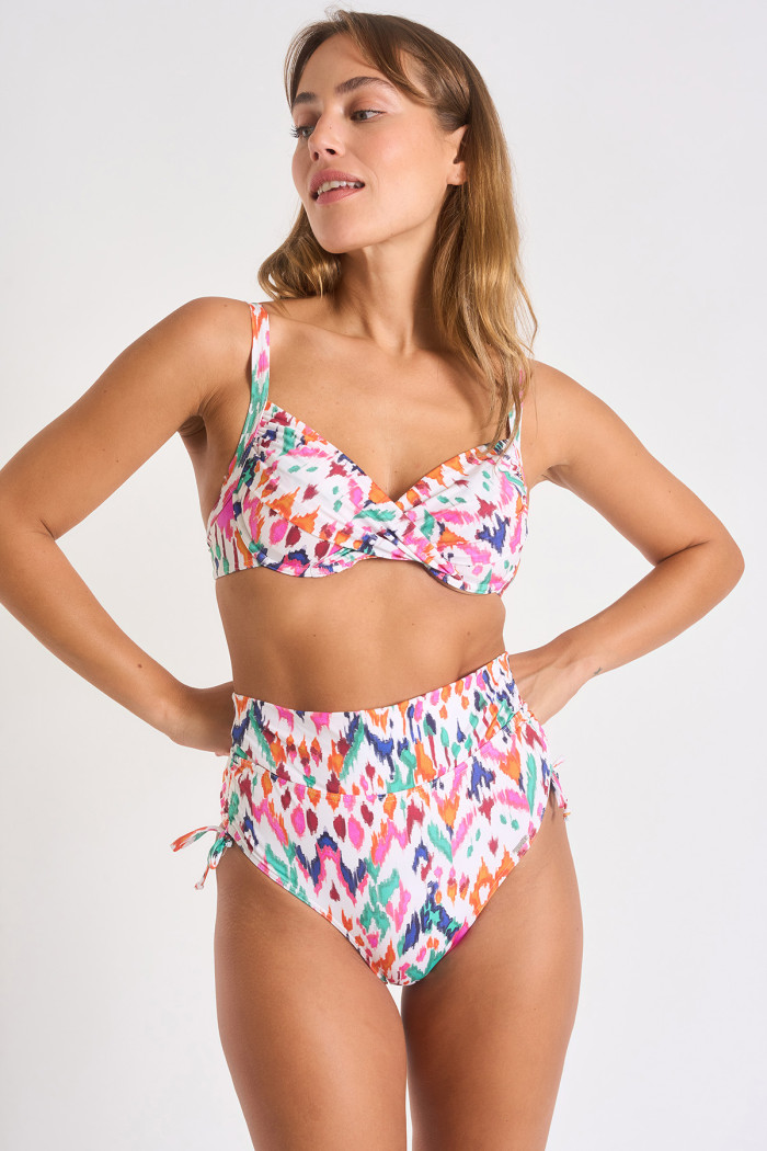 maillot de bain 2 pièces ecru SASKIA & DIOME MAKASSAR