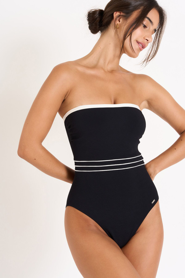 Maillot de bain 1 pièce noir KIRANE PAIMPOL.