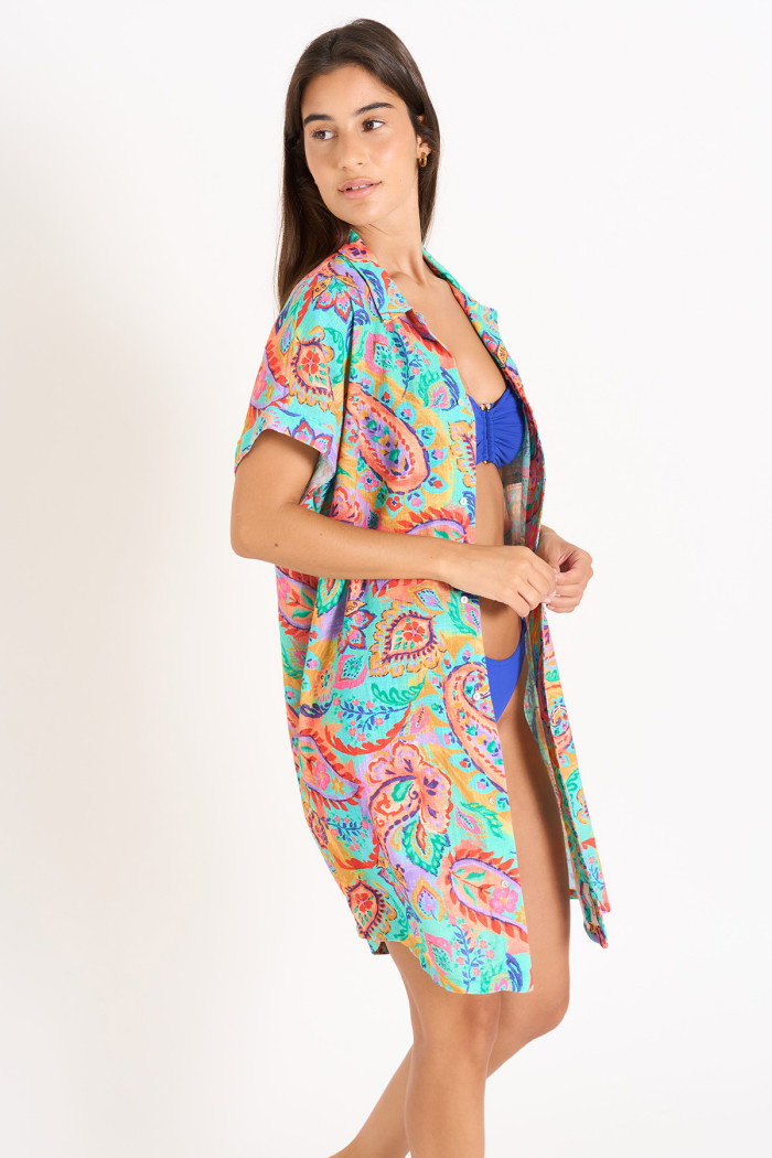 Chemise imprimé cachemire PALACA COTPRASLIN