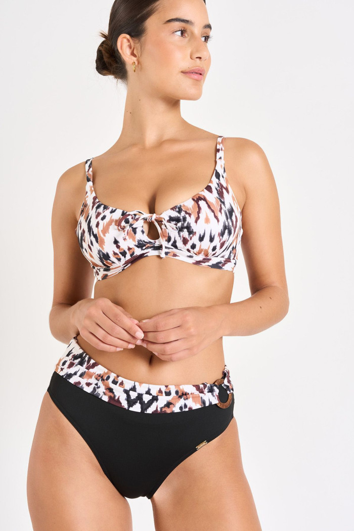 Maillot de bain 2 pièces chocolat SIMONA & MAEVE BANGKA