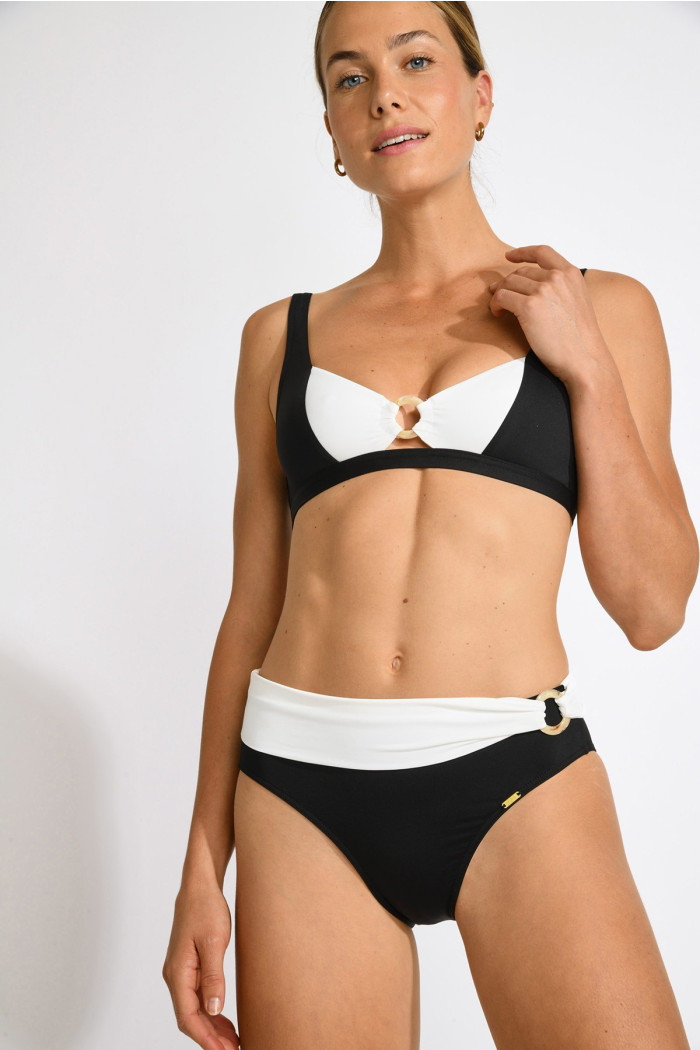Maillot de bain 2 pièces noir MARIA & MAEVE VALERIA