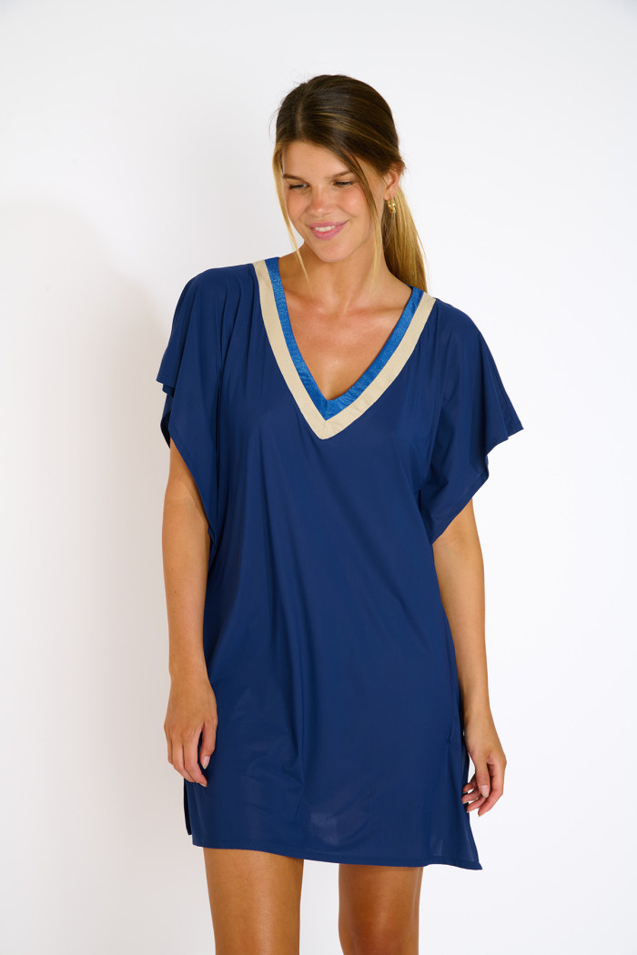 Tunique bleue ANANKE SAMOS