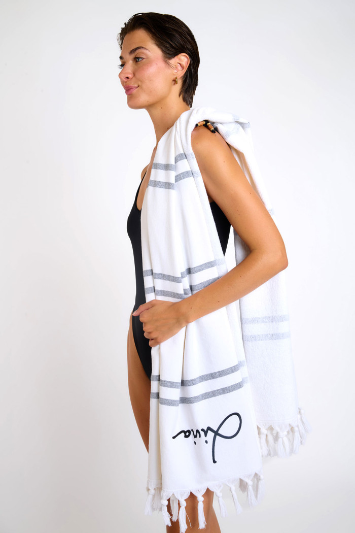 Fouta écru ATHOS HORTENSE