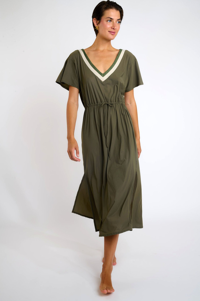 Robe kaki SARANDA SAMOS