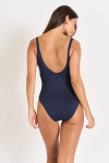 Maillot de bain 1 pièce bleu marine NANCIE PAVILLON