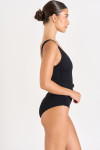 Maillot de bain une pièce noir Mandini Brehat - 2