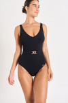 Maillot de bain une pièce noir Mandini Brehat - 5