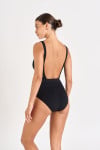 Maillot de bain une pièce noir Mandini Brehat - 3