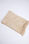 Serviette de plage écrue ILANG BAHEA