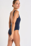 Maillot de bain une pièce bleu marine TILDAE ACEROLA - 3