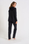 Veste de jogging noire PERIPLE VIATIQUE