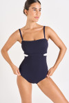 Maillot de bain 1 pièce marine ELINE TAMARINDO - 3