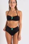 Maillot de bain deux pièces noir BERLINO & DALTA MARISOL - 5