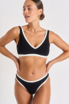 maillot de bain 2 pièces noir LOCANA & REINE PAIMPOL
