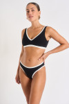 maillot de bain 2 pièces noir LOCANA & REINE PAIMPOL
