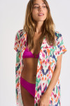 Chemise écrue à motifs PALACA MOTMAKASSAR - 2