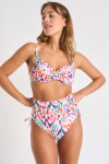 maillot de bain 2 pièces ecru SASKIA & DIOME MAKASSAR - 1