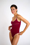 Maillot de bain une pièce bordeaux ANTHENIA NAXOS - 8