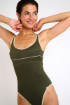 Maillot de bain une pièce kaki ANTHENIA NAXOS - 5