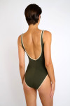 Maillot de bain une pièce kaki ANTHENIA NAXOS - 3