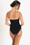 Maillot de bain 1 pièce noir KIRANE PAIMPOL. - 2