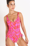 Maillot de bain une pièce rose MARGAUX INHACA.