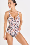 Maillot de bain 1 pièce imprimé animal MARLENE BANGKA. - 4