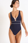 maillot de bain une pièce bleu marine SUZELLE TAMARINDO - 2
