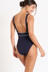maillot de bain une pièce bleu marine SUZELLE TAMARINDO - 3