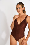Maillot de bain 1 pièce acajou ULTIMA ADAMAN. - 4