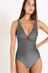 Maillot de bain 1 pièce noir ULTIMA ADAMAN. - 1