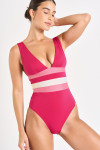Maillot de bain rose NICOLE NAXOS
