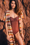 Maillot de bain 1 pièce acajou THERESA ADAMAN - 6