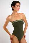 Maillot de bain 1 pièce kaki ACATIE NAXOS - 3