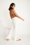 Pantalon écru fluide ALYA ALAGOA - 3
