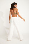 Pantalon écru fluide ALYA ALAGOA - 4