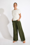 Pantalon kaki fluide ALYA ALAGOA