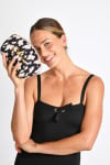 Pochette Livia ANNA SALIS imprimé noir et blanc - 2