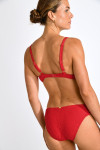 Maillot de bain 2 pièces rouge BANUA & STAEL GECKO - 6