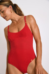 Maillot de bain 1 pièce GALILEA rouge - 1