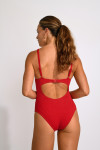 Maillot de bain 1 pièce GALILEA rouge - 6