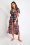 Kimono long fluide rose  LIZAE FIGUERAL - 4