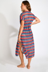 Kimono long fluide rose  LIZAE FIGUERAL - 8