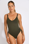 Maillot de bain kaki MARGAUX HERMOSO - 1