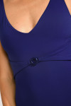 Maillot de bain 1 pièce bleu foncé NAHUIE CARILO - 5