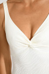 Maillot de bain 1 pièce écru NANCIE BELLEMARE - 4