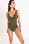 Maillot de bain 1 pièce kaki NANCIE HERMOSO