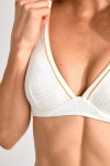 Maillot de bain 2 pièces ecru RAVI & KARTHIE BELLEMARE - 5