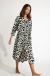 Robe longue fluide à motifs SALINE GAROUPE avec ceinture - 2